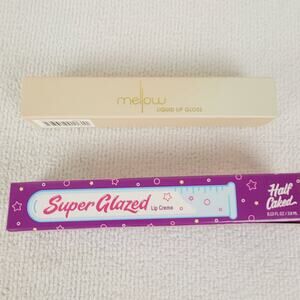 New Half Caked Super Glazed and Mellow lip gloss bundle
